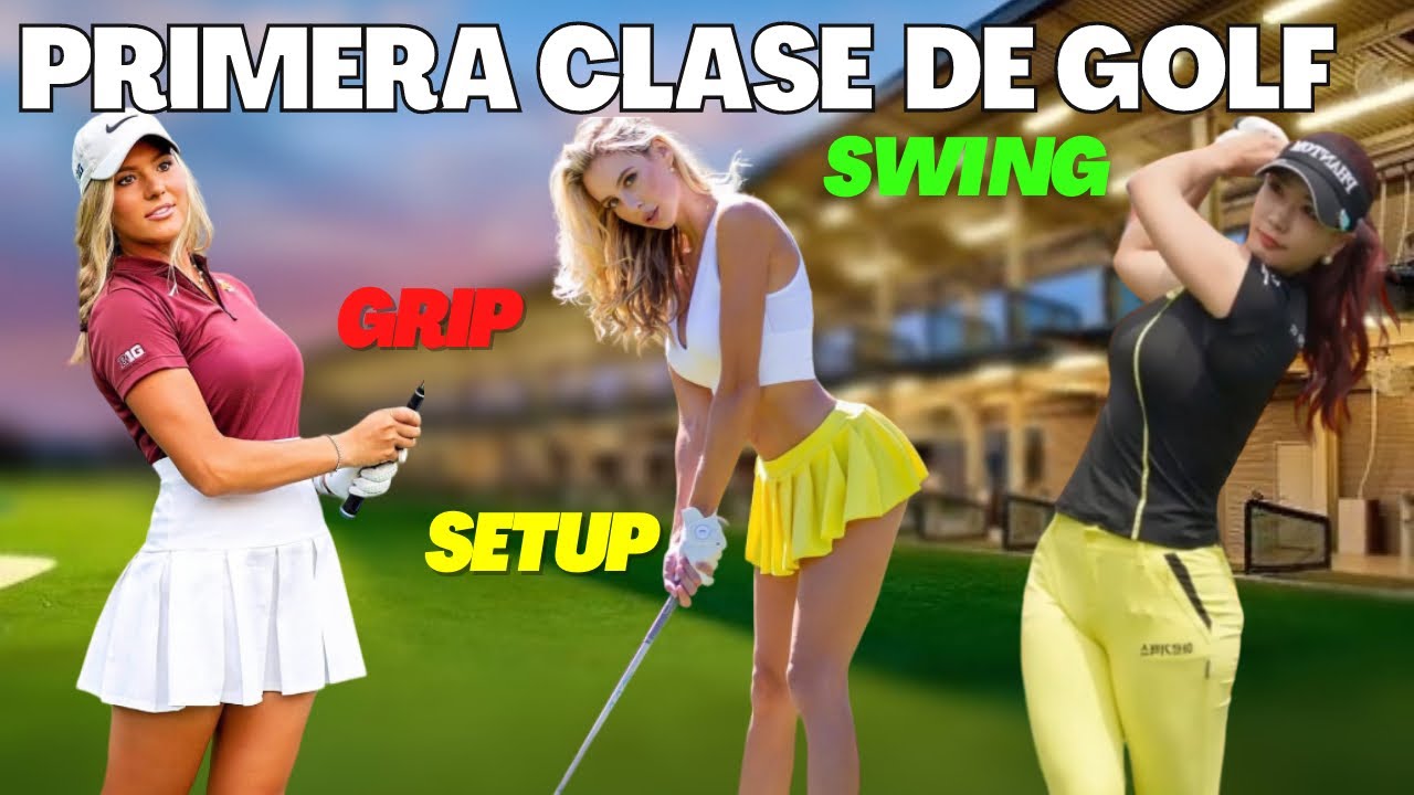 CLASE de golf en ESPA&Ntilde;OL ⛳️ Lecciones de golf para principiantes. Fundamentos para mejorar SWING.
