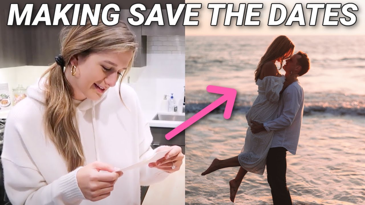 Making Affordable Save The Date Cards! (Quick, Easy, & Elegant!)