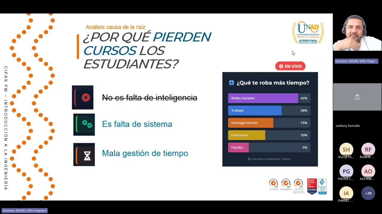 CIPAS PRIMERA MATRICULA INTRODUCCION A LA INGENIERIA   16 01 2026   SESION 1