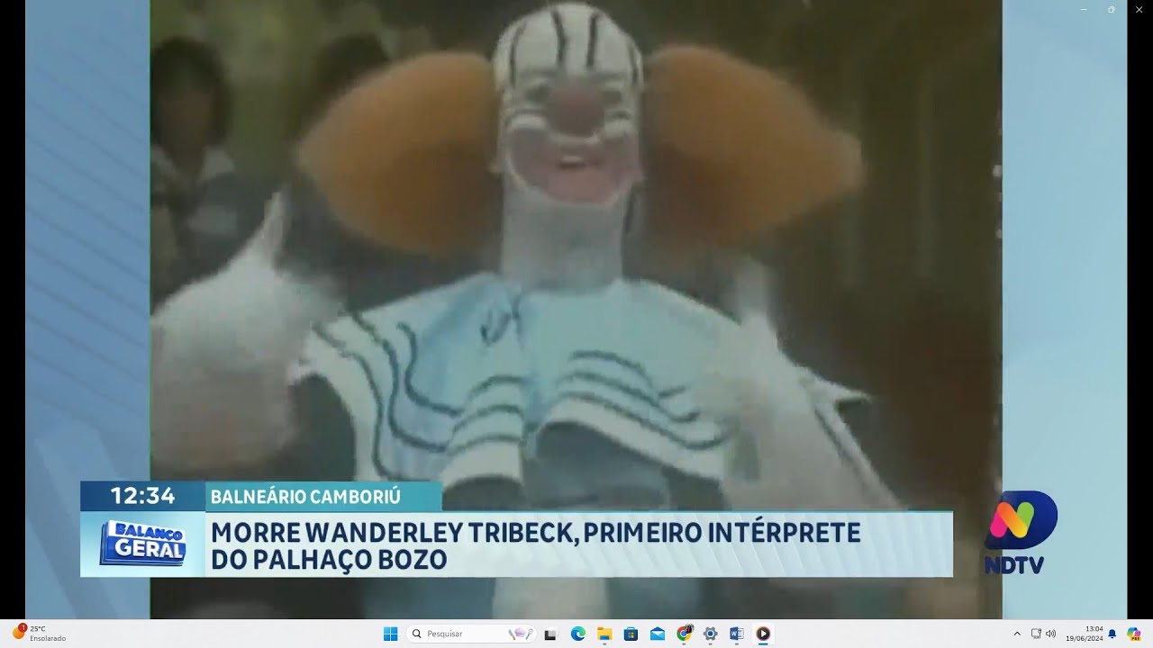 Morre Wanderley Tribeck, primeiro palhaço Bozo no Brasil