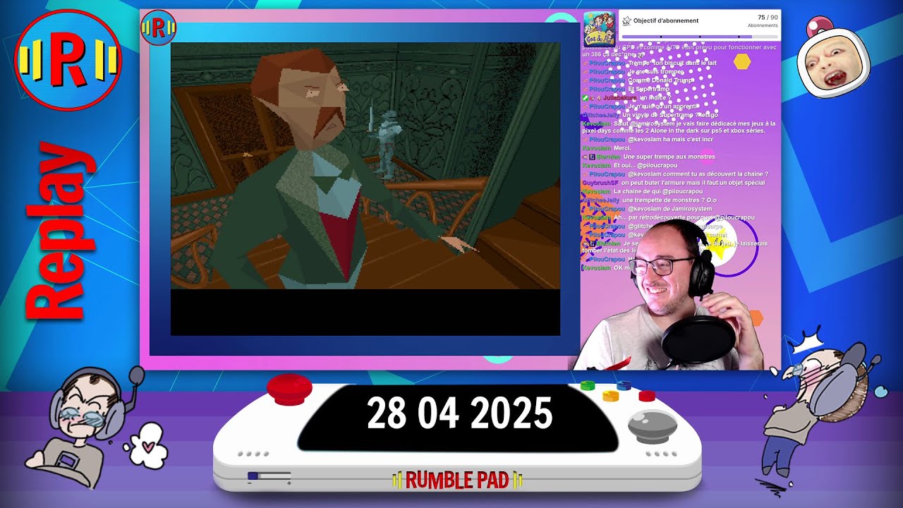 75k : Alone in the Dark + Mario Party Jamboree avec PilouCrapou !