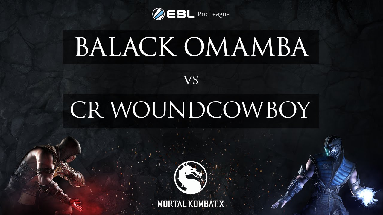 MKX - cR WoundCowboy vs. Balack Omamba - ESL Pro League 2015 - NA Week 8 - Quarter Finals