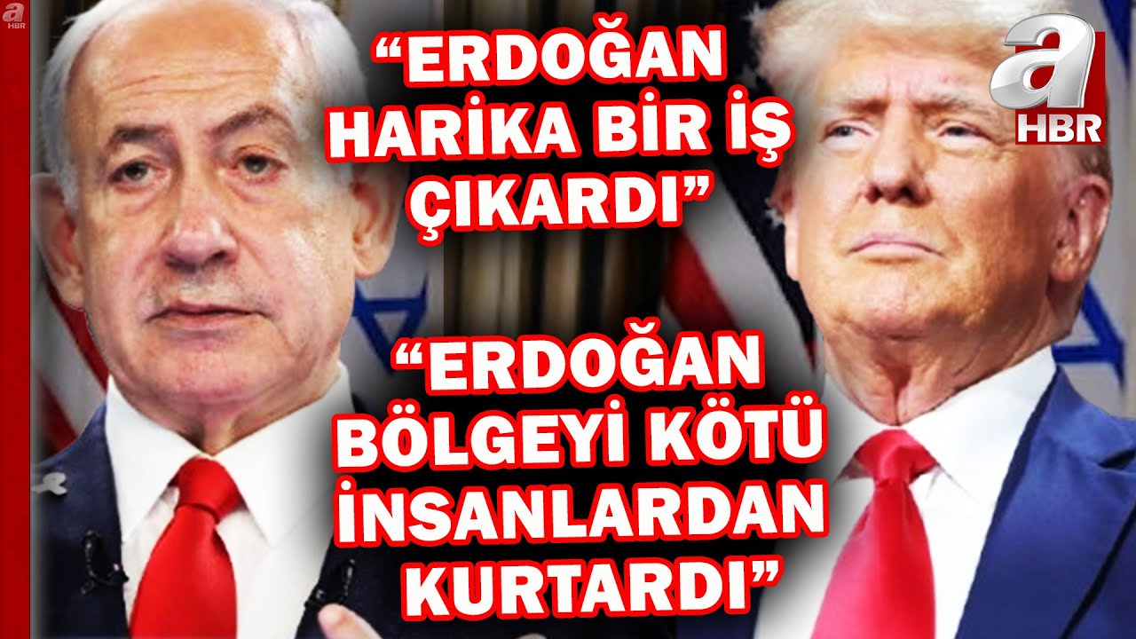 Netanyahu'nun yanında Trump'tan Erdoğan'a övgü: Erdoğan, Suriye'de çok yardımcı oldu!  | A Haber