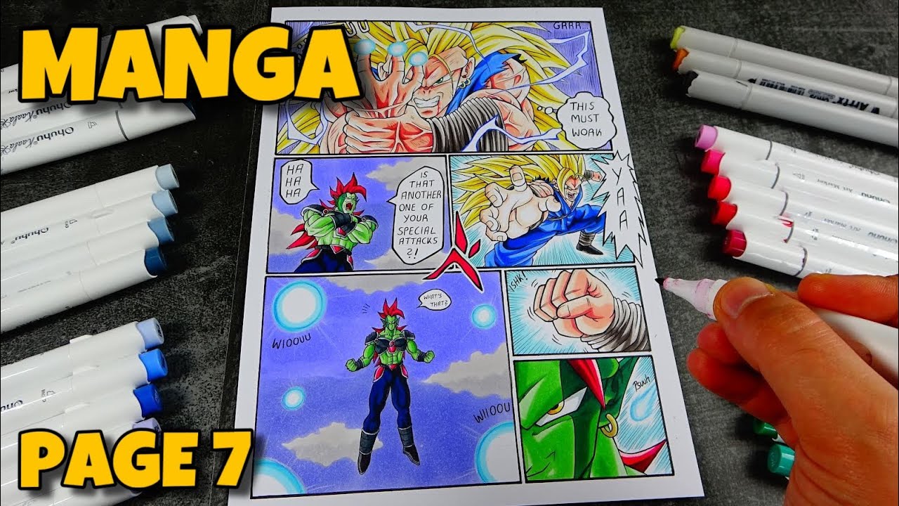 Drawing My OWN MANGA! Aglot is mocking Banases | Page #7