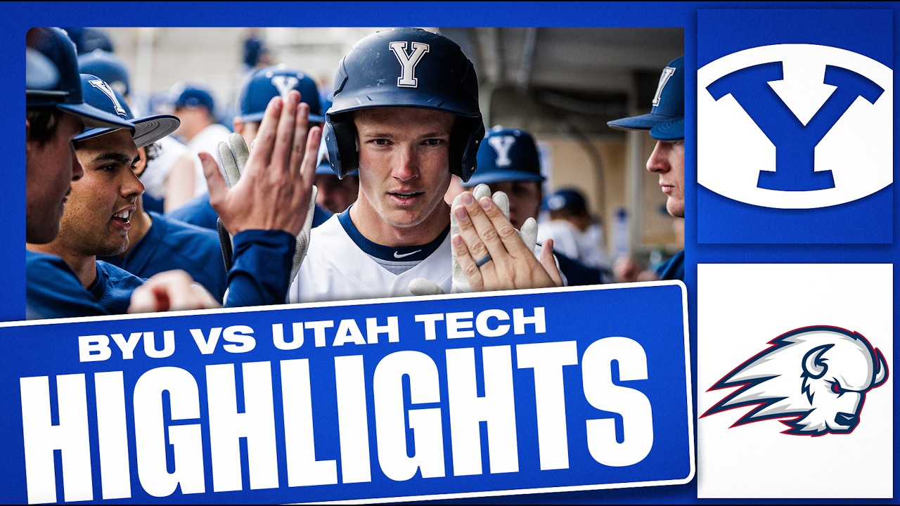 Матч BYU против UTAH TECH | Полный обзор игры | Бейсбол BYU