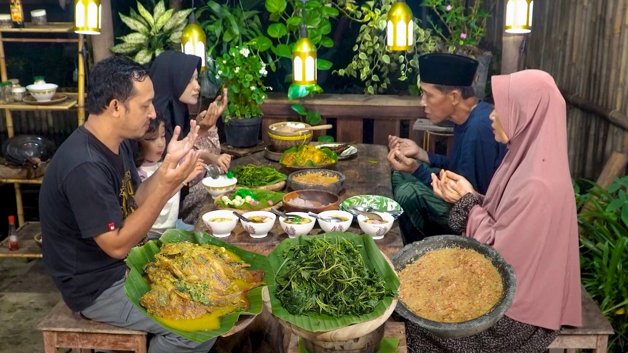 Memetik Kenikir dan Mancing | Masak Mangut Nila, Lalapan Nikir, Sambel Kacang, dan Wedang Ronde