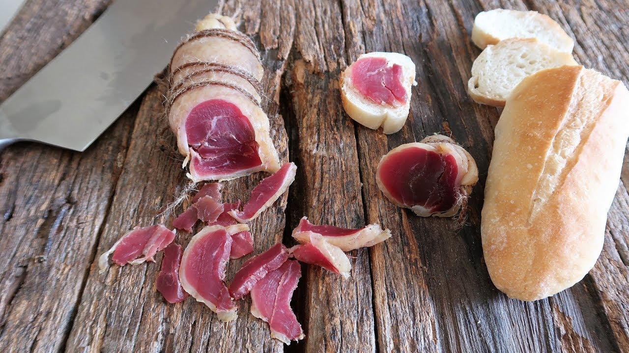 PROSCIUTTO D'ANATRA fatto in casa