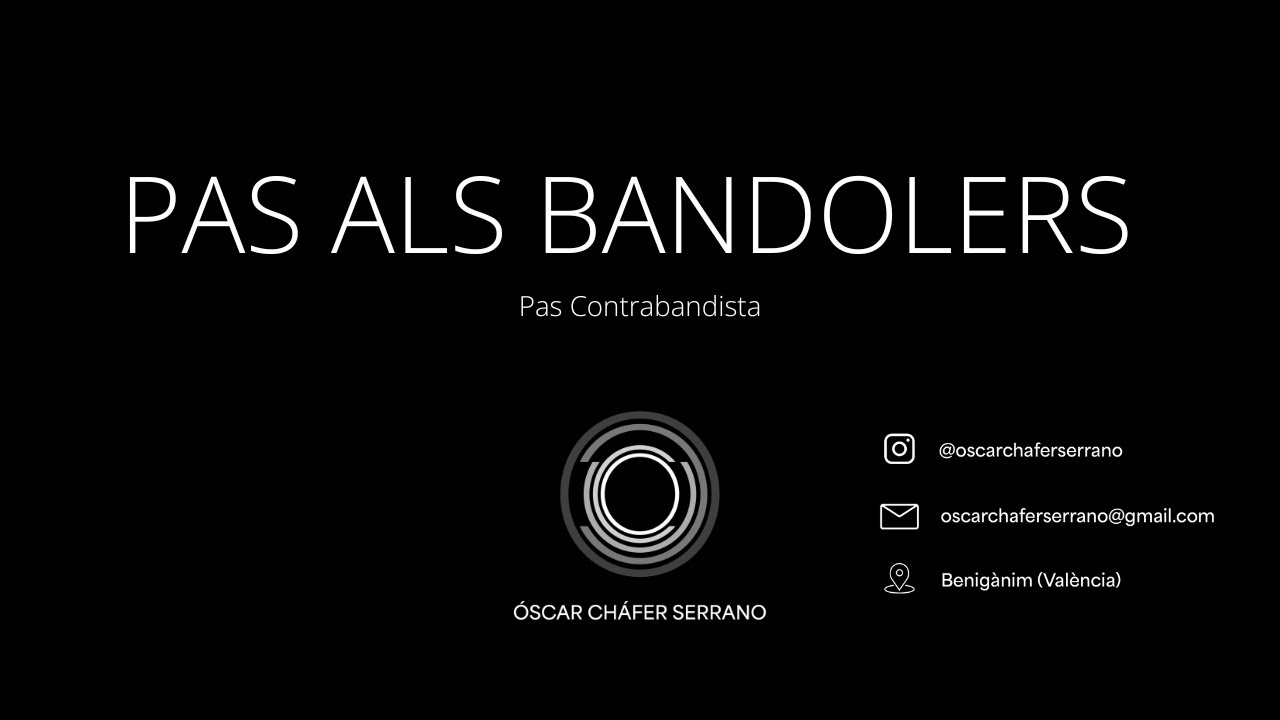 PAS ALS BANDOLERS - Pas Contrabandista