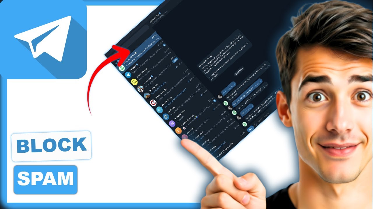 Как сделать свой аккаунт в Telegram свободным от спама (самый простой способ) (руководство 2026 г...