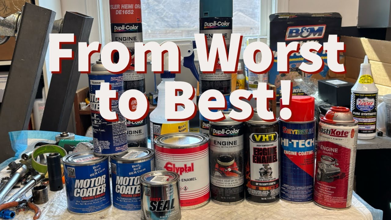 Engine Paints in less than 10 Minutes! (Bonus Glyptal Application)