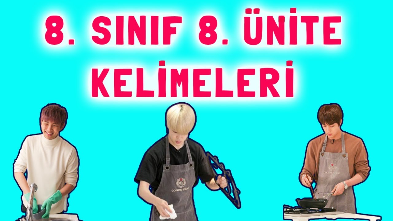 8. Sınıf İngilizce 8. Ünite Kelimeleri | Chores