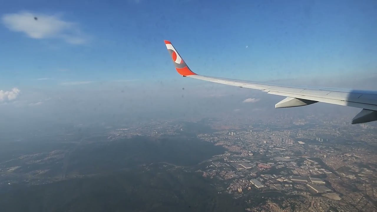 Pouso no aeroporto de Congonhas SP