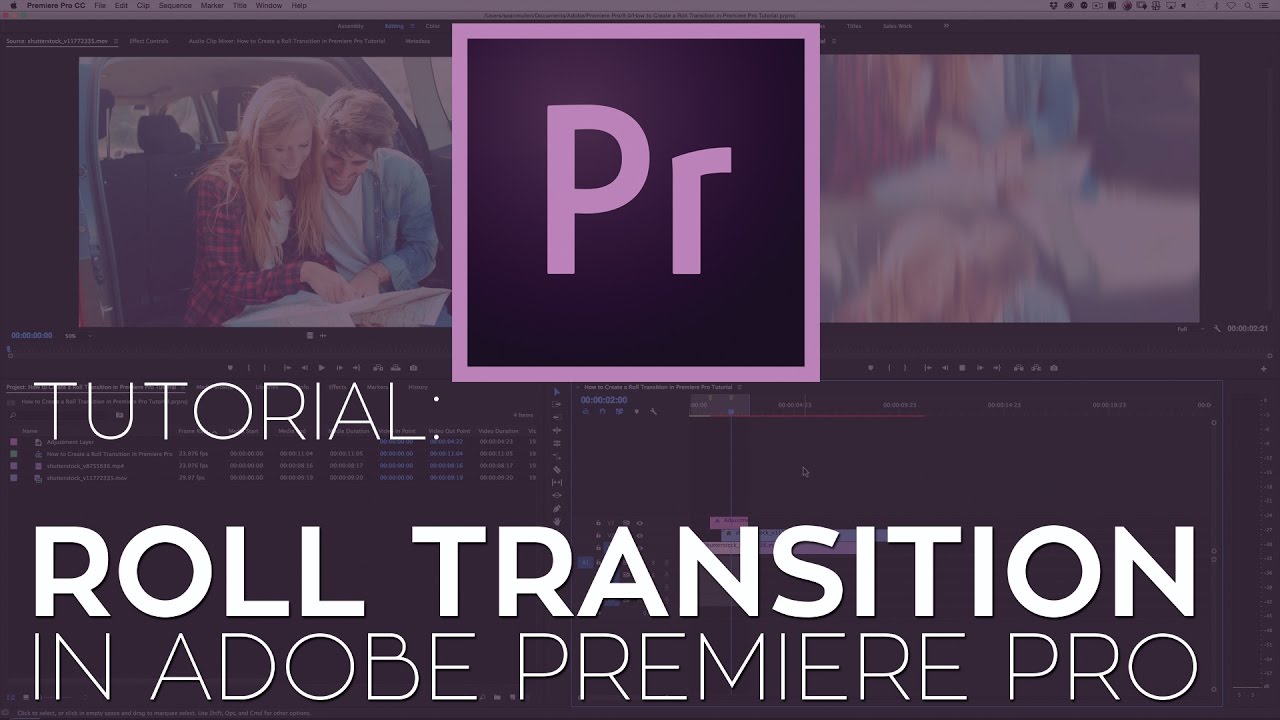 How to Create a Roll Transition in Premiere Pro