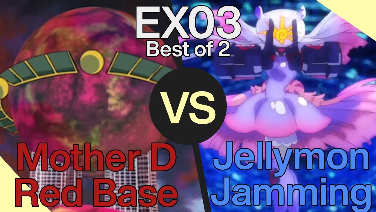 Mother D Reaper RED Base vs Jellymon Jamming [Digimon TCG EX03]