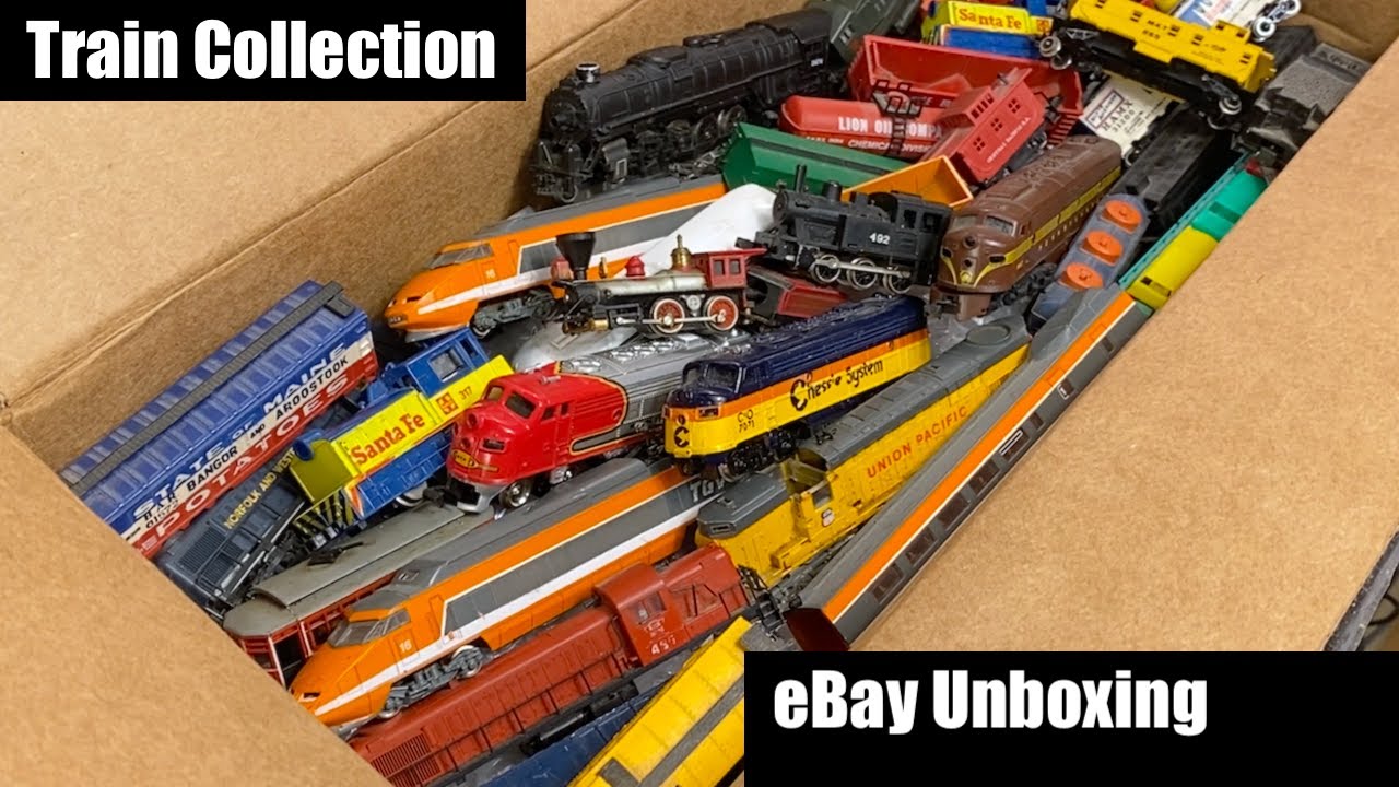 Огромный лот! Распаковка коллекции моделей поездов на eBay — подойдёт ли что-нибудь?