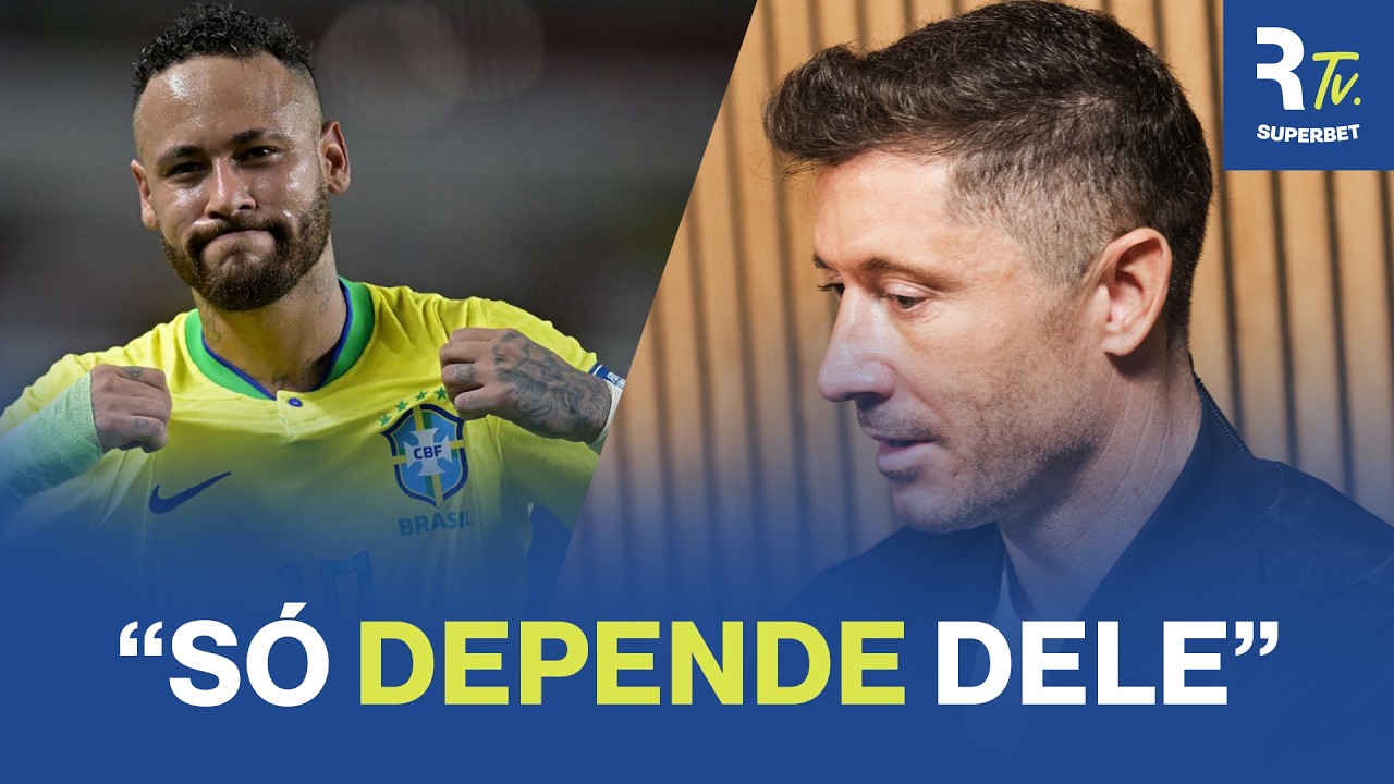 DOIS TOQUES COM LEWANDOWSKI: NEYMAR VAI PARA A COPA? 👀