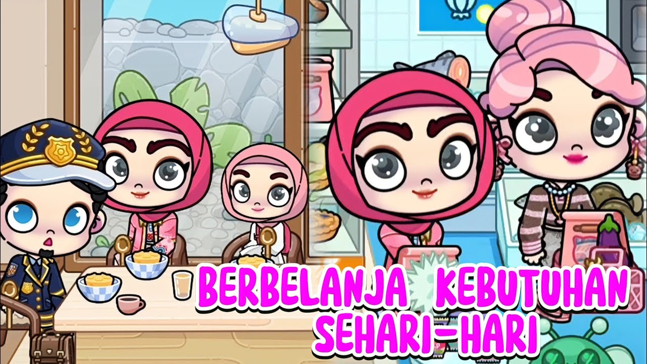 BERBELANJA KEBUTUHAN SEHARI-HARI DI MINI MARKET AVATAR WORLD|PAZU