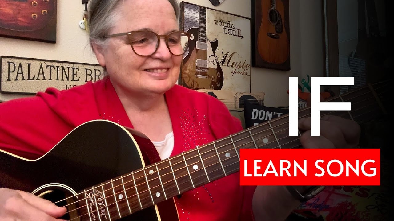 LEARN Chords & Picking ** IF  (Bread)** Guitar Finger Style.        #guitarlesson