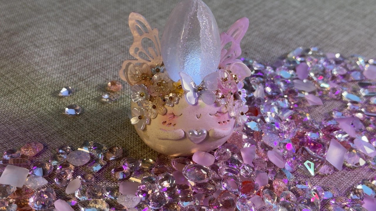 ☁️Healing Art with Pink Teddy 🧸💎💗 | Valentine’s Diamond Painting | feelookart💕💕☁️