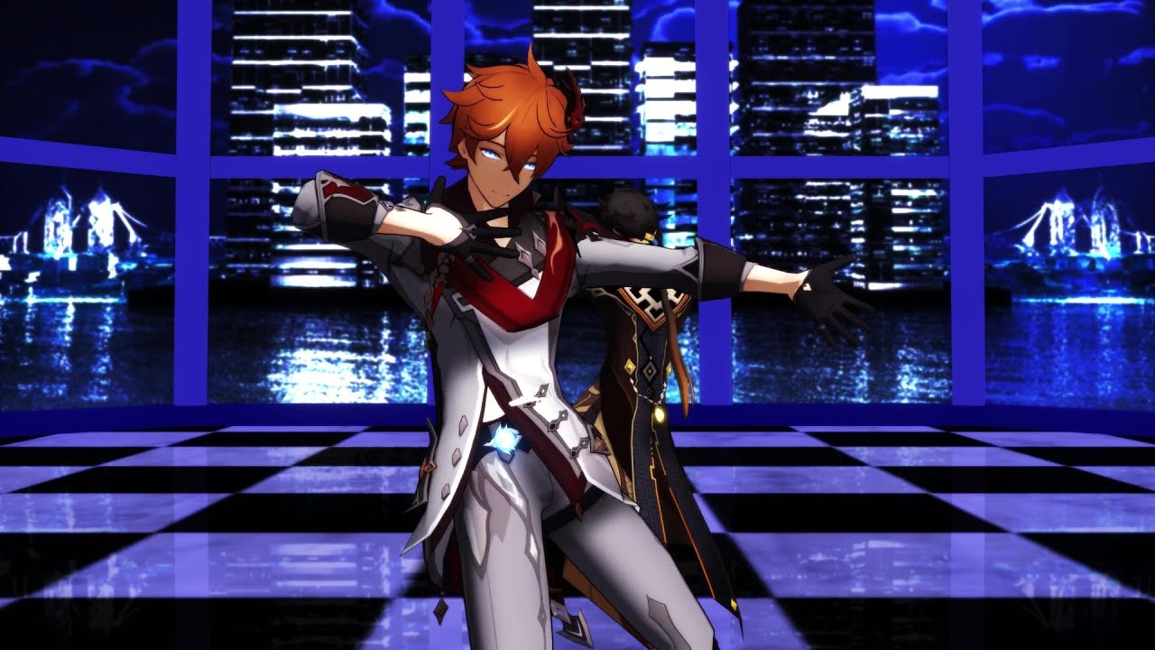 【原神MMD】一騎当千【タルタリヤ/Childe】【鍾離/Zhongli】