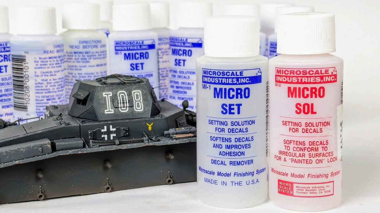 Micro Set &mdash; это просто уксус? (Клей/средство для удаления наклеек с масштабных моделей)