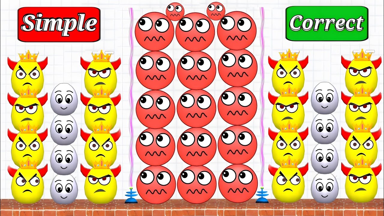 3&times;3 Games Competition 👹 Hide Ball 🆚 Draw To Smash 🆚 Huggy Story 2048 Gameplay part 9