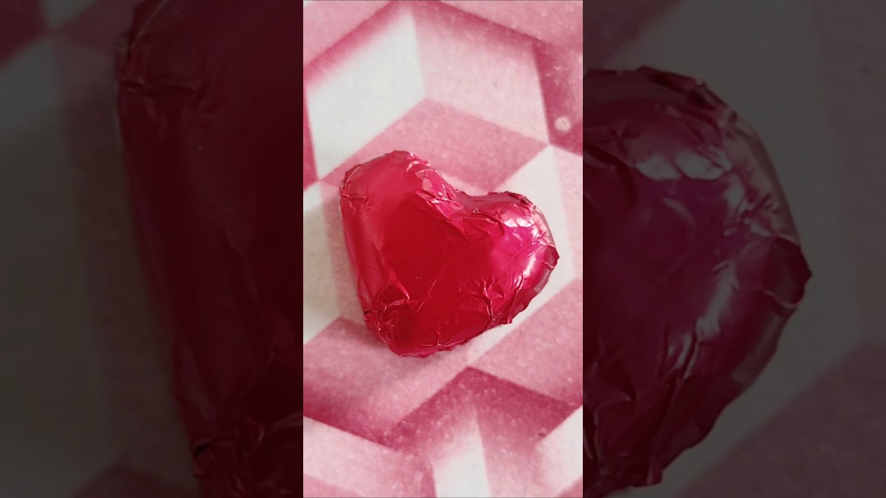 How to wrap Heart Shape Chocolate| Wrapping tutorial #chocolate #wrap #shorts #business #order #fyp