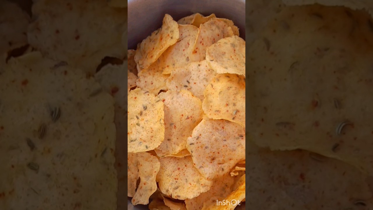 CRISPY ALOO PAPPAD| How to make Aloo papad #shorts #trending