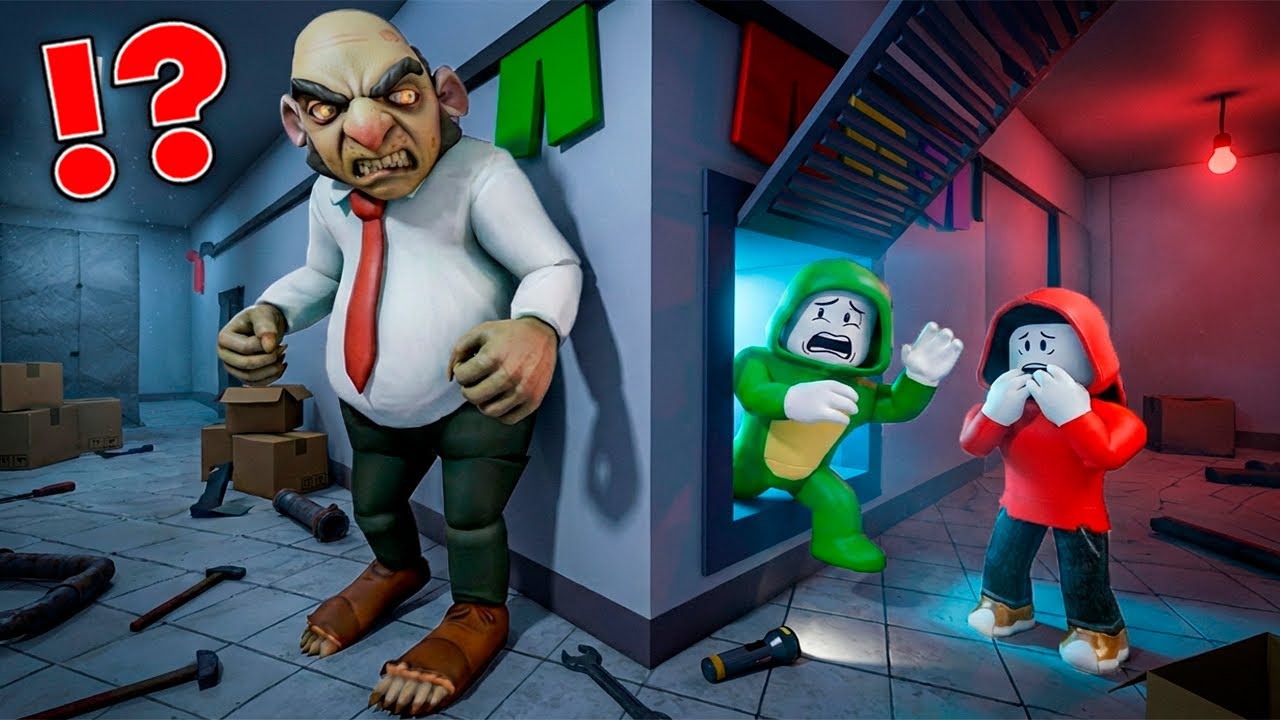 Джей-Джей и Майки сбежали из аквапарка «Мистер Мозг»!? (Maizen Roblox)