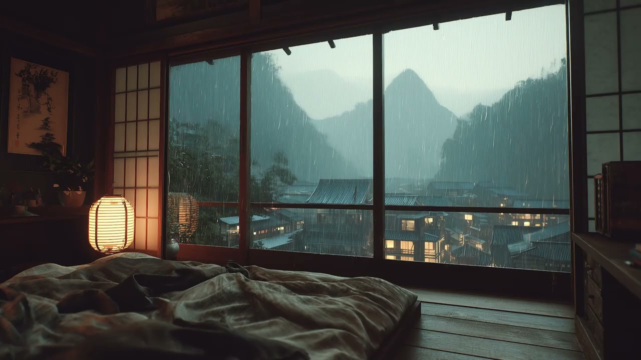 3 Hours Gentle Rain & Deep Sleep Music – Relax Your Mind & Fall Asleep Fast