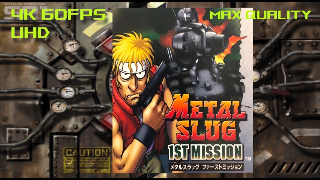 Metal Slug 1ST Mission [USA]: HERO Gameplay - REMASTER [ MAX 4K60FPS UHD ] #1st #metalslug1stmission