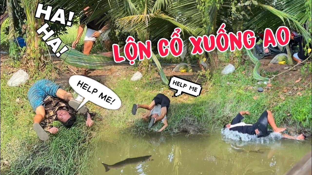 TNB - Cả Đám Lộn Cổ Xuống Ao Vì Cái Bẩy Mà Nhã Đã Bài Ra | Xem Cười Đau Bụng