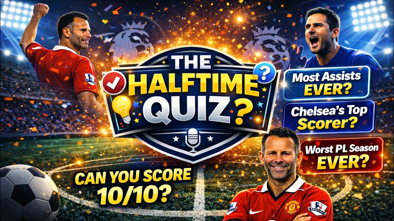Premier League Quiz | The Half Time Quiz | Episode 1