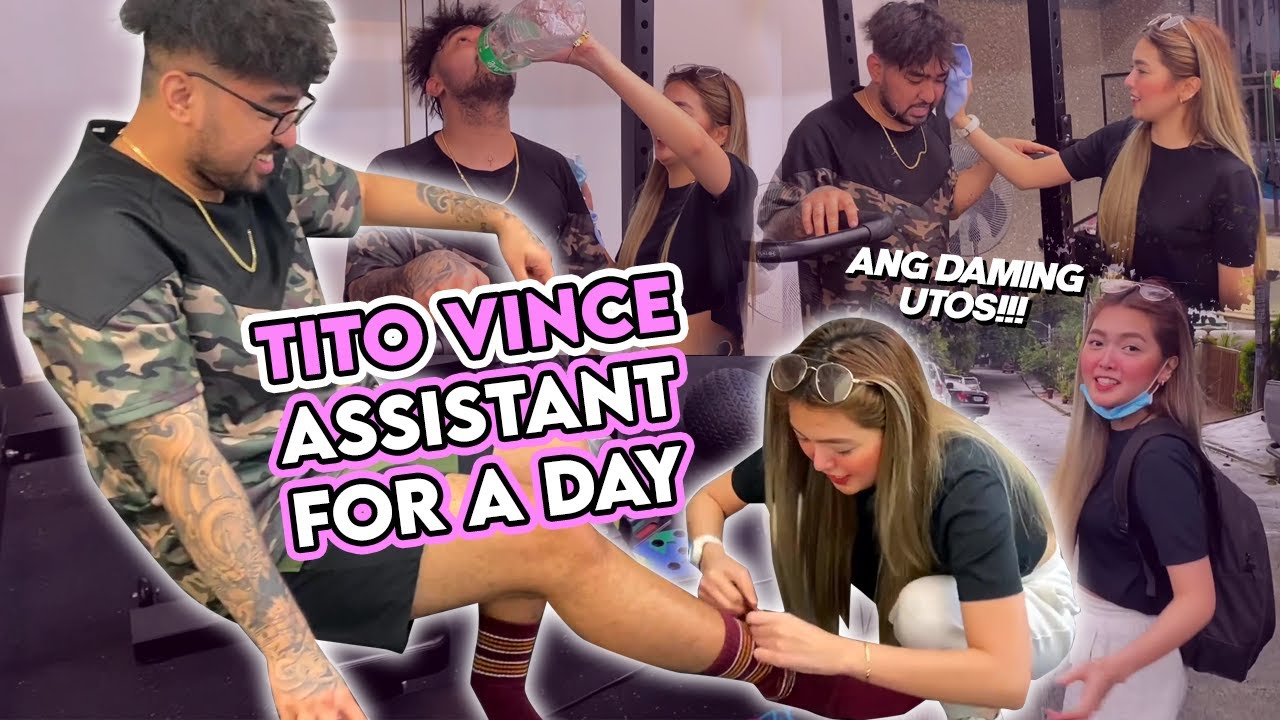 ASSISTANT FOR A DAY CHALLENGE KAY TITO VINCE (GRABE DAMING UTOS!)