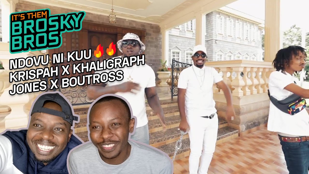 NDOVU NI KUU OFFICIAL VIDEO REACTION FROM THE BROSKIES. LETS GO! 💪