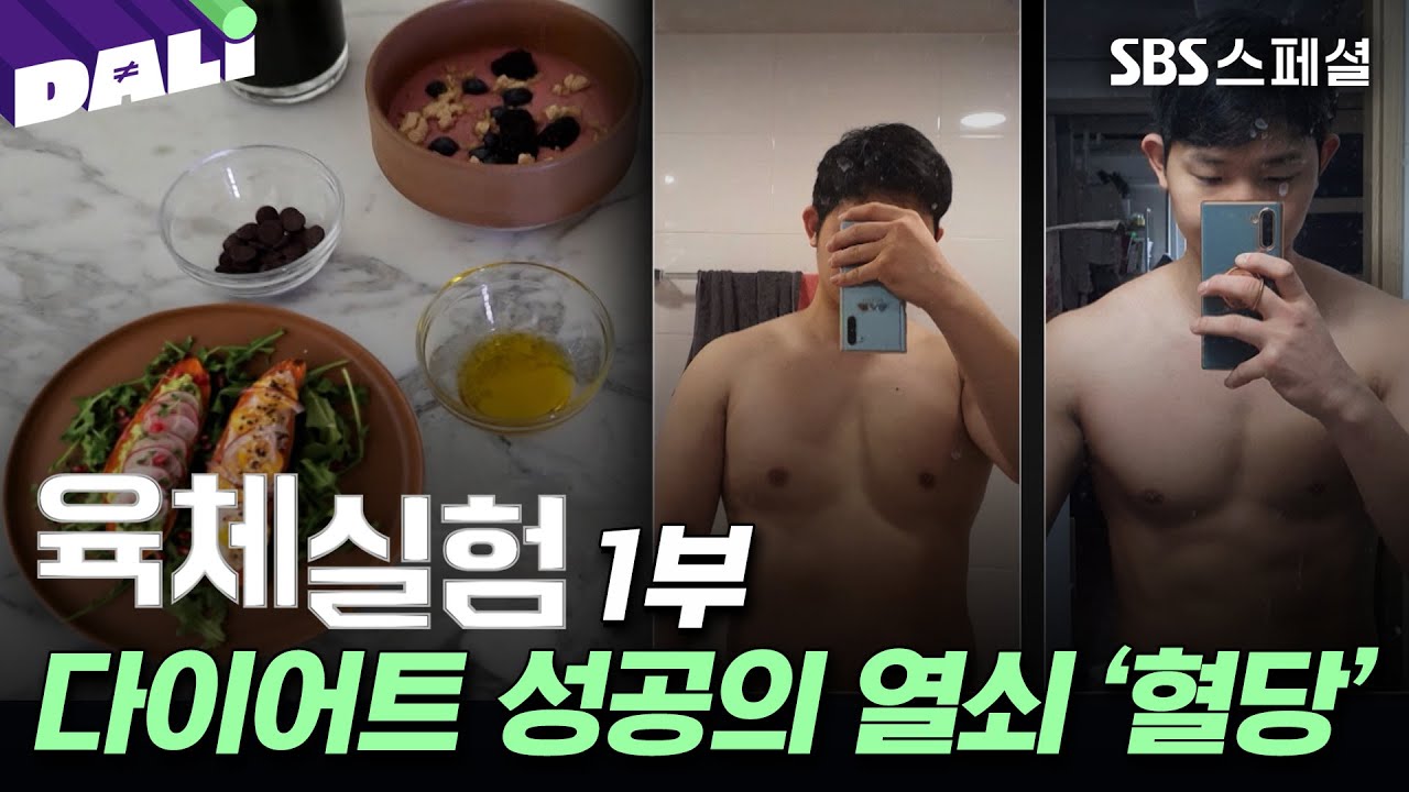 살을 빼려면 '혈당 스파이크'를 잡아라? 나에게 딱 맞는 다이어트 방법을 찾기 위한 자가 실험! | SBS스페셜[육체실험 EP.01] (SBS 방송)