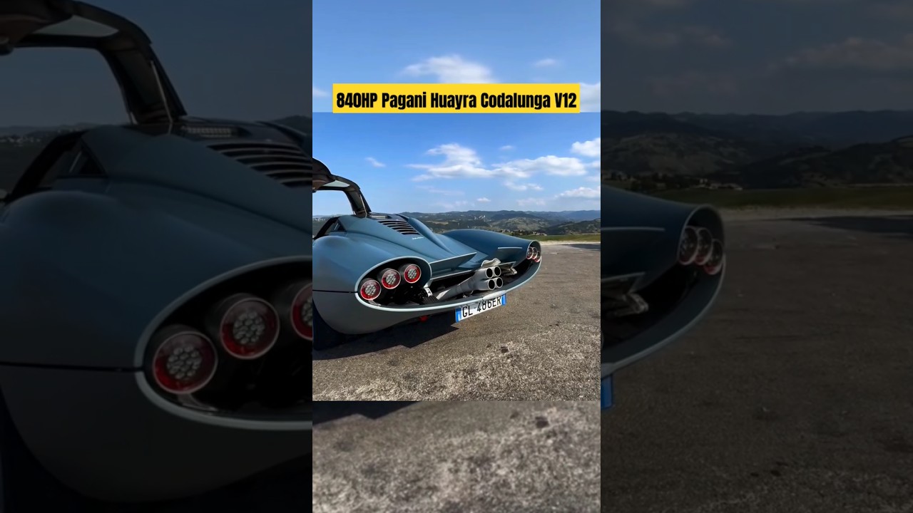$7.6M🤑! Pagani Huayra Codalunga 840HP V12 Sound 🔥🔊
