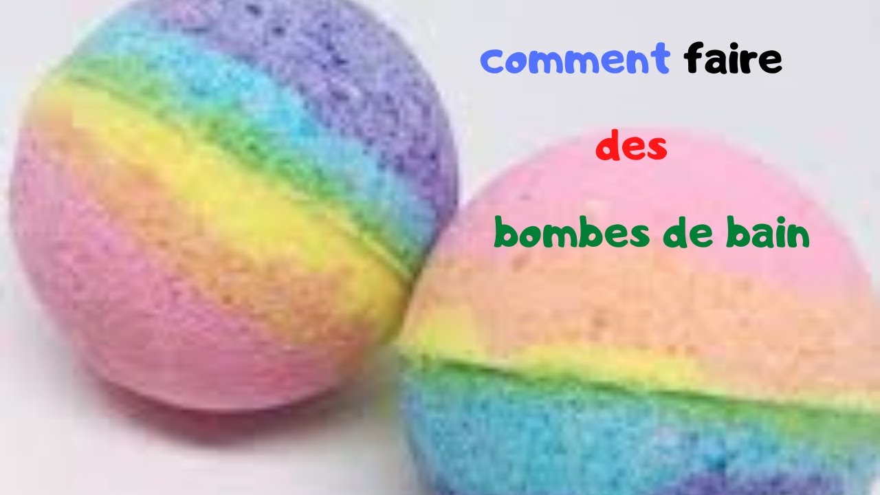 COMMENT FAIRE DES BOMBES DE BAIN 🛁