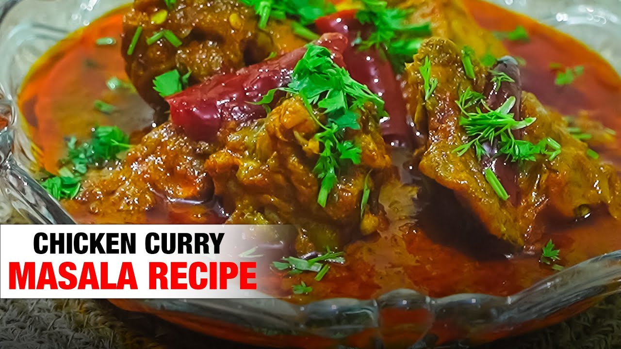 Chicken Curry Masala Recipe | Bhuna Chicken Curry Masala😋