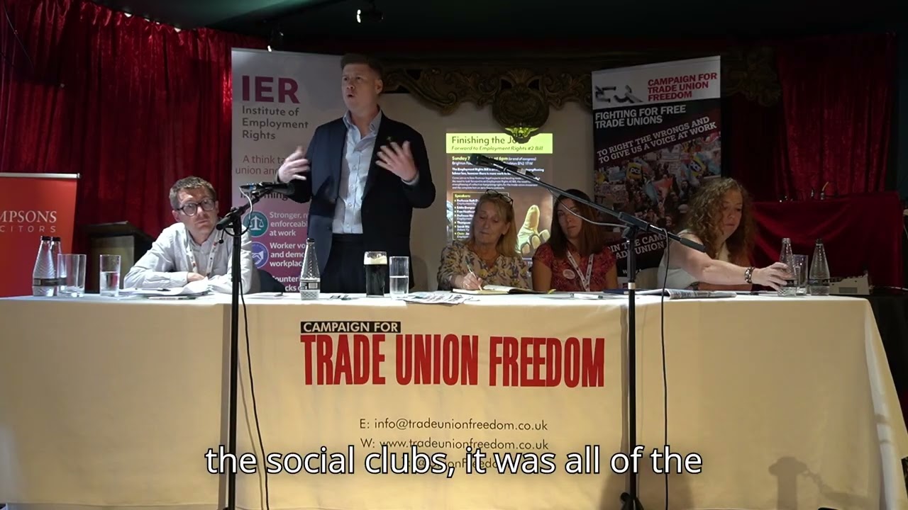 TUC Congress 2025: IER & CTUF Fringe 'Forwards to Employment Rights Bill #2'