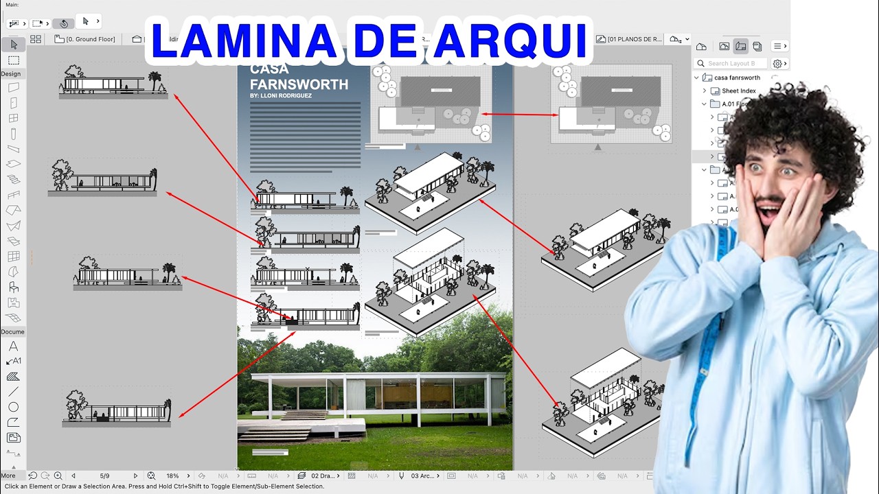 🔥 PANEL ARQUITECTÓNICO en Archicad en MINUTOS ⚡ Fácil, Rápido y SOLO con Gráficos | WORKSHOP GRATIS🚀