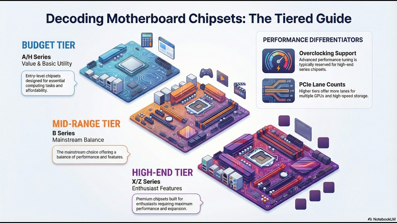Every Motherboard Chipset Explained in 8 Minutes