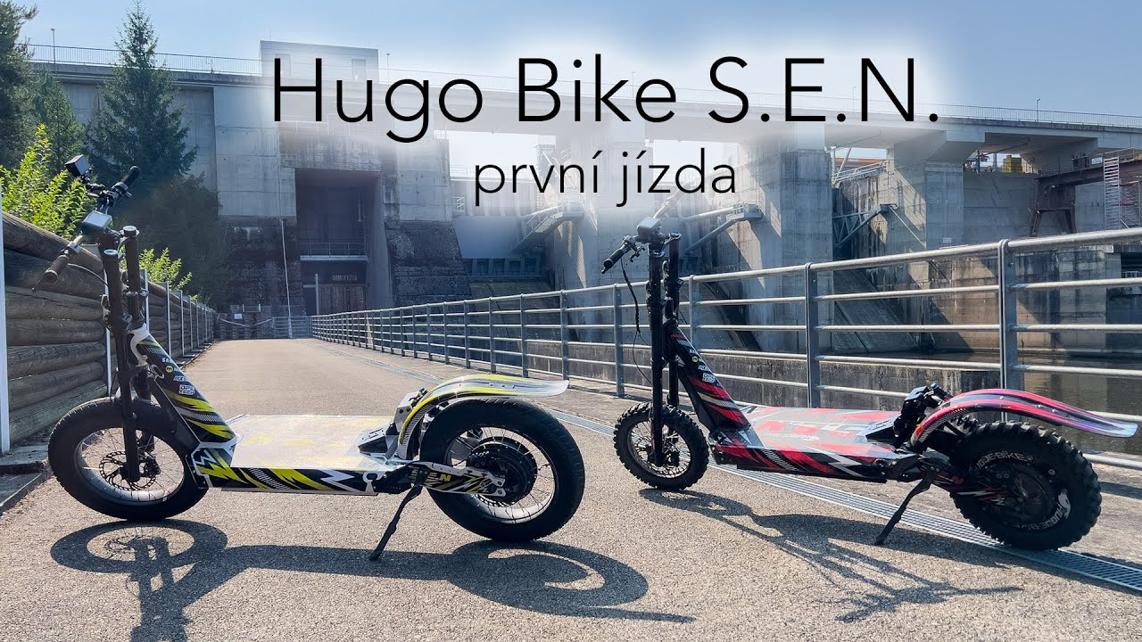 Hugo Bike S.E.N. - katapult do vesmíru a nový rekordman v kopci 🚀. První jízda 🛴