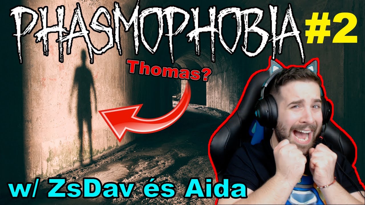 ENGEM ÖLT MEG A SZELLEM ! | Phasmophobia 2.rész w/ ZsDav és Aida
