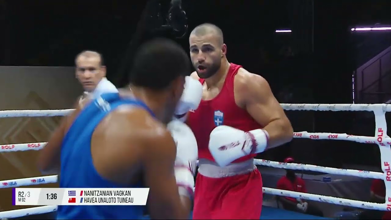 92kg NANITZANIAN Vagkan 🇬🇷 vs HAVEA Unaloto Tuineau 🇹🇴 | IBA 2025 Men’s WBCHs