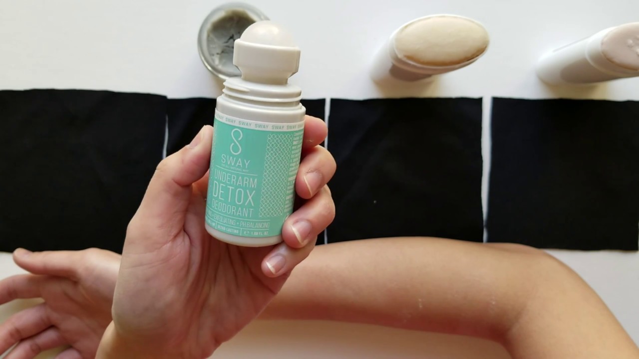 SWAY's No Residue Challenge with Major Natural Deodorant Brands