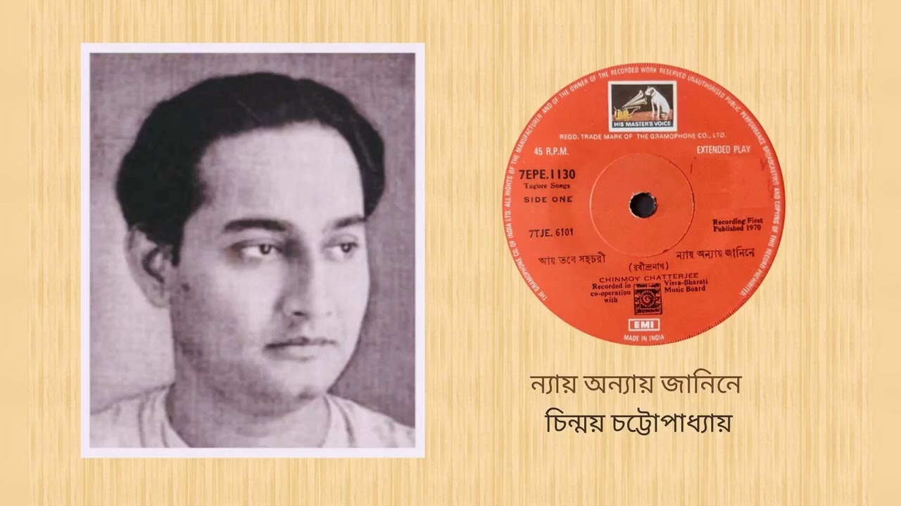 Nyay anyay janine - Chinmoy Chattopadhyay (Rabindra Sangeet)