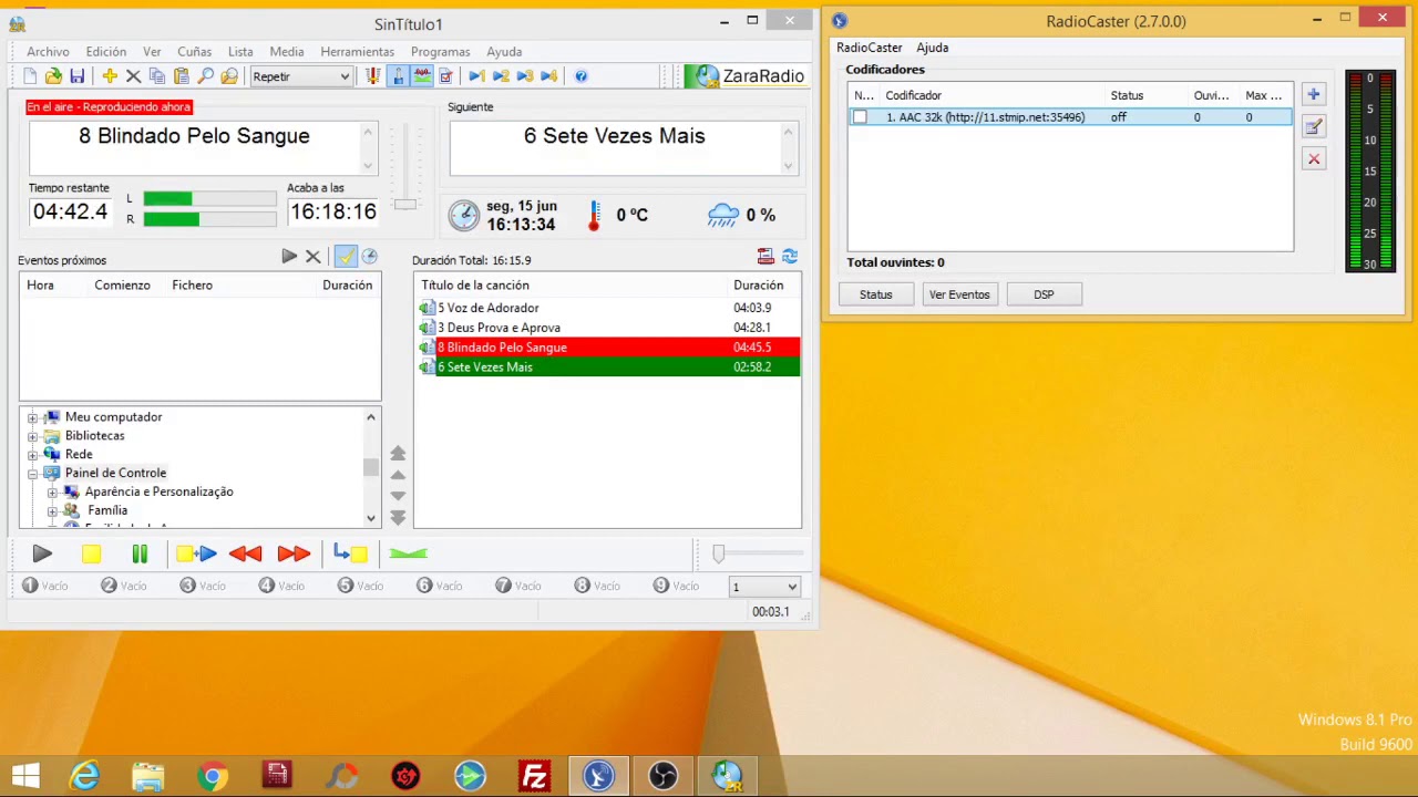 Transmitir Ao Vivo Com ZaraRadio e fazer locução forma simples
