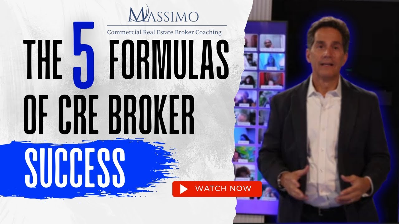 The Five Formulas of CRE Broker Success - Rod Santomassimo of the Massimo Group