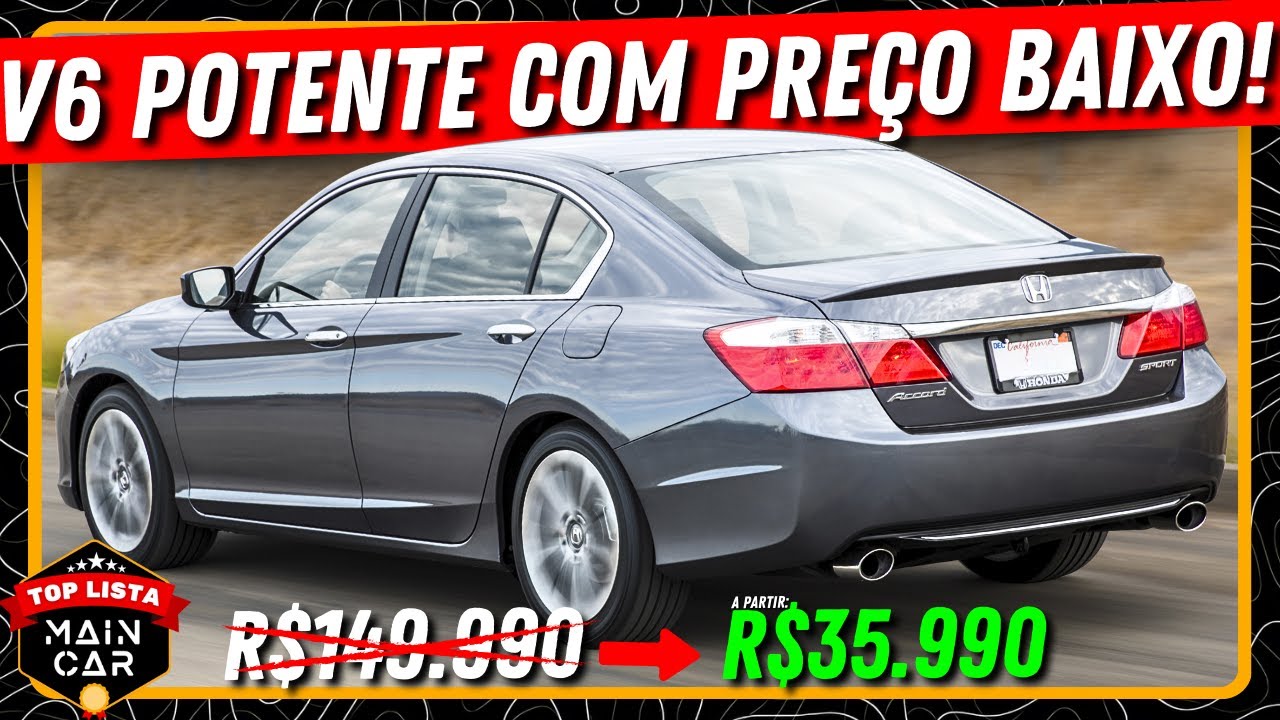 5 CARRO BARATOS COM MOTOR V6 QUE VOCÊ PODE COMPRAR HOJE MESMO 🔥